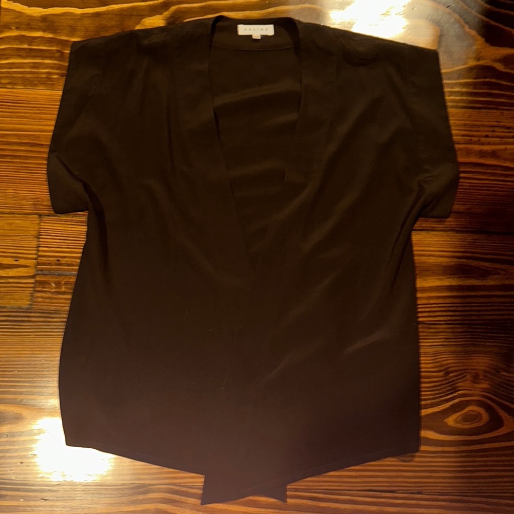 Silky Taupe-Colored Celine Top